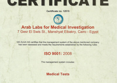 Quality Service Certificate